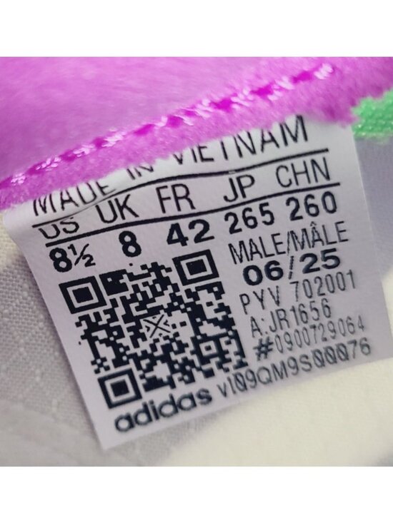 NEW Adidas Adizero Pro 4 Running Shoes JR1656 Size 8.5 Core White Purple Lime main image 5